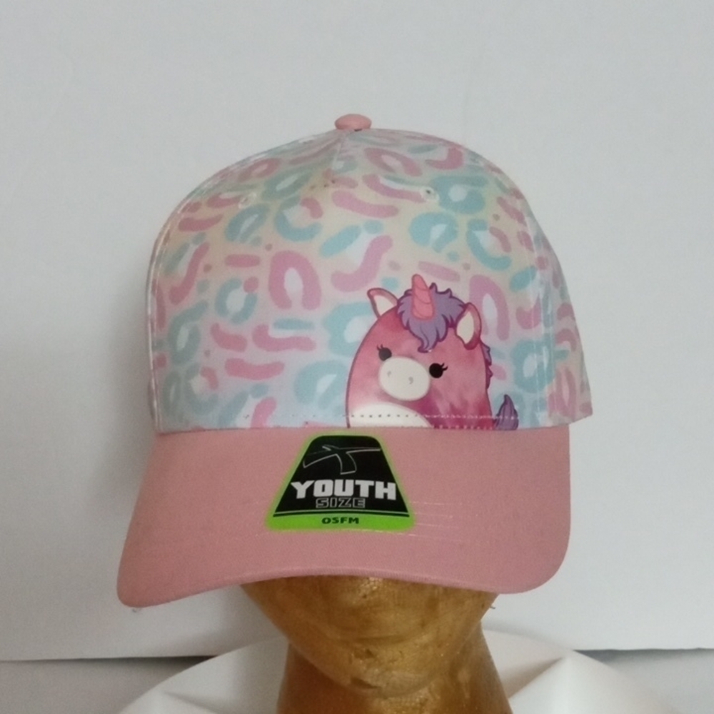 Original Squishmallows Youth Cap Pink Adjustable Fit